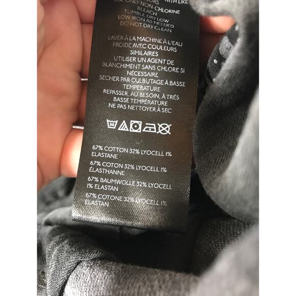 Free People Risk Taker Black Straight Jeans Womens 30 / 10 Boho Relaxed Fray Hem - Picture 8 of 10